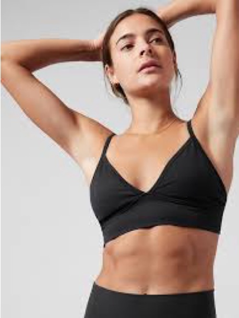 NWT Athleta AURORA TRIANGLE
BRA D-DD Large In Black